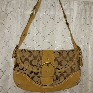 Small Brown Authentic Coach Purse